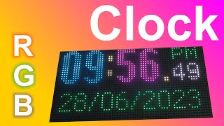 Clock LED RGB - How to make clock
