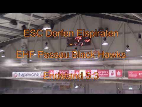 ESC Dorfen Eispiraten - EHF Passau Black Hawks 29.9.2017