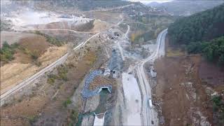 Kahramanmaraş Göksun Yolu  Tekir ve Çağlayan Tüneli 2X 08 11 2017