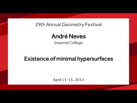 Existence of minimal hypersurfaces - André Neves