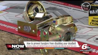 How to prevent burglars from disabling your deadbolt