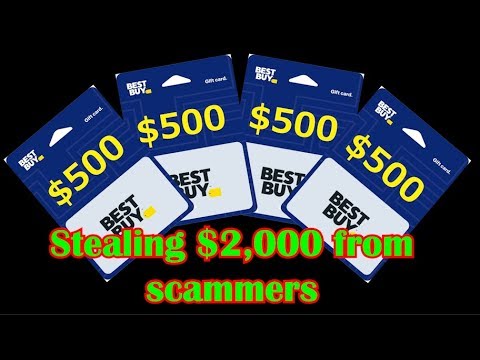 Stealing $2,000 from scammers