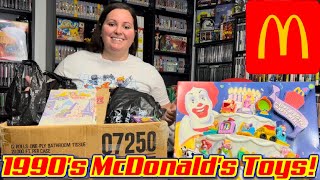 Vintage1990's MCDONALDS Store Display - The ULTIMATE Happy Meal Toy Display! So Many Toy Lines