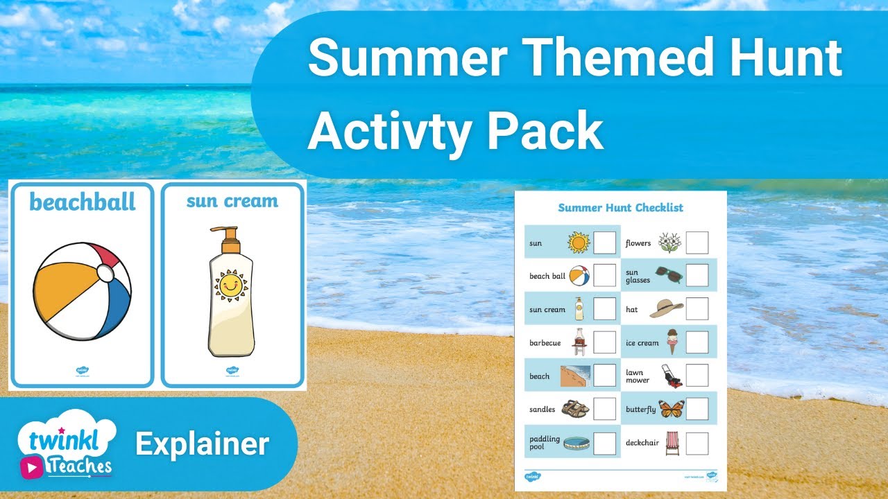Using Our Summer Themed Hunt Activity Pack | Twinkl Teaches EYFS