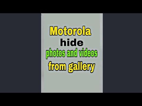 motorola hide photo and video from gallery / gallery se photo hide kaise kare / #short