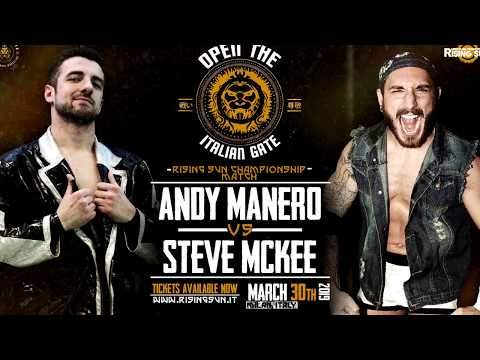 Rising Championship Match: Andy Manero (c) vs. Steve McKee