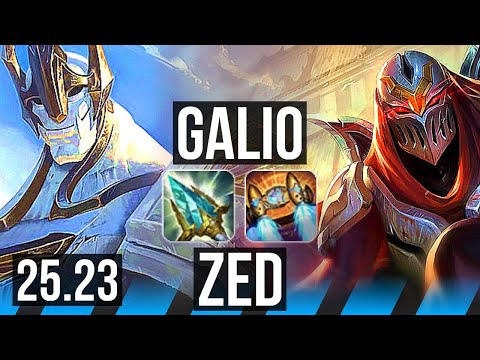 GALIO vs ZED (MID) | KR Master | 25.23