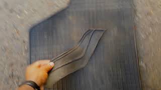 Cut Trim Your Cars' Floor Rubber Mat To Prevent It Getting Your Pedals Stuck