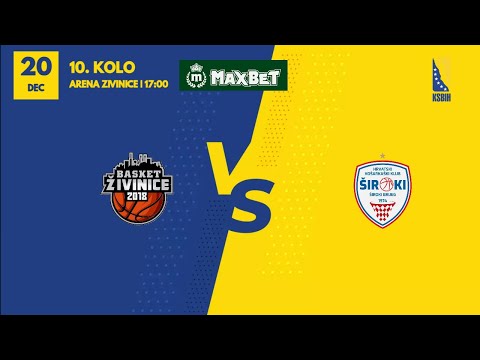 KK Basket Zivinice - HKK Siroki TT Kabeli | 10. kolo | MAXBET LIGA | KSBIH | 2025/2026