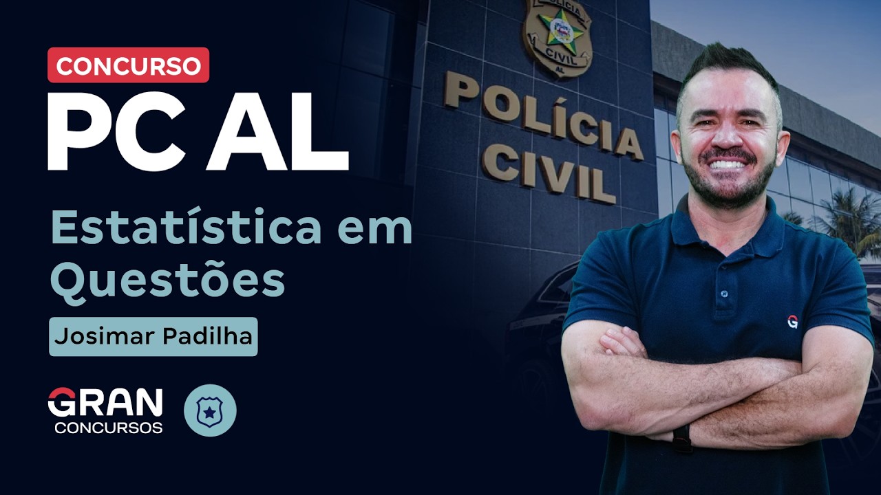 Concurso PC AL |  Estatística em Questões