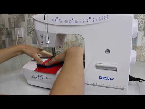 Швейная машинка DEXP SM-3500W. ВШИВАНИЕ МОЛНИИ