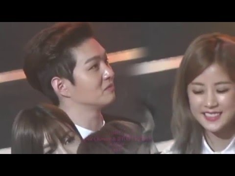 BTOPINK Chorong & Changsub CUTE Moment(BTOB and APINK) - GDA 2016