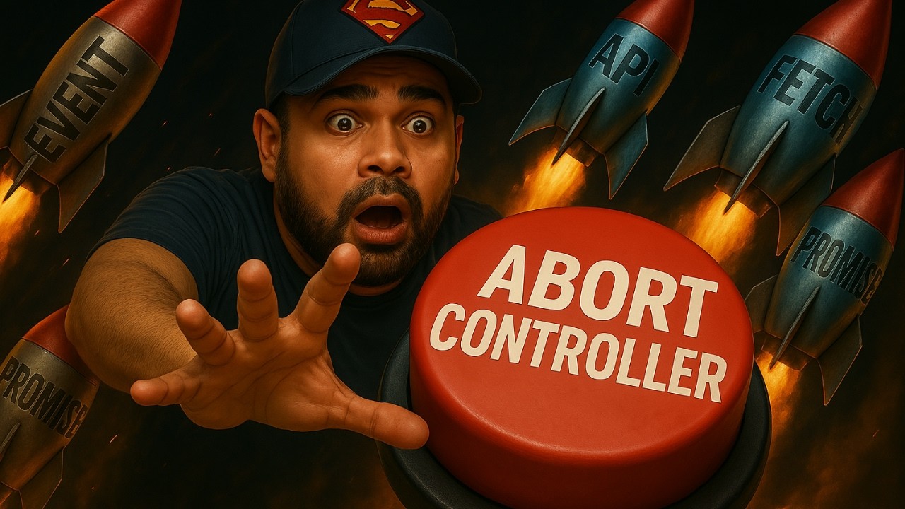 AbortController | Cancel a Promise | Cancel Events | Cancel Timeouts | Cancel APIs #javascript