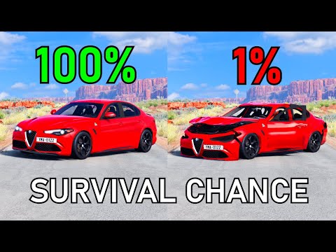 Realistic Survival Chance Crashes #63 | BeamNG.drive