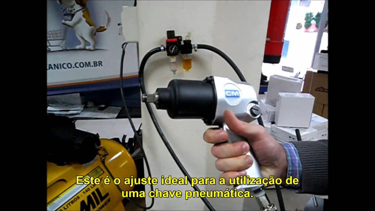 Chave Pneumática para Roda de Carro você encontra na Casa do Mecânico