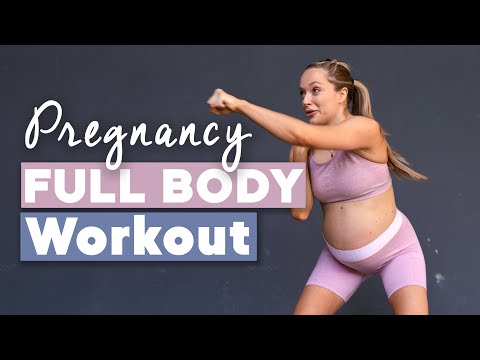 20 MIN Schwangerschaft Workout / Ganzkörper Training für alle Trimester & GIVEAWAY