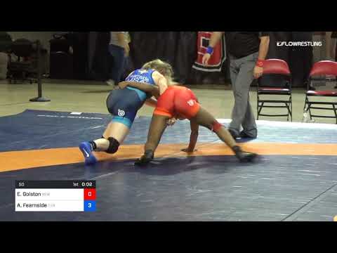 50 Kg Rr Rnd 1 Erin Golston New York Athletic Club Vs Amy Fearnside Titan Mercury Wrestling Club T