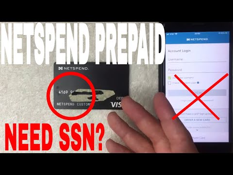 ¿Necesitas tu número de Seguro Social (SSN) para obtener la tarjeta Visa prepaga Netspend?