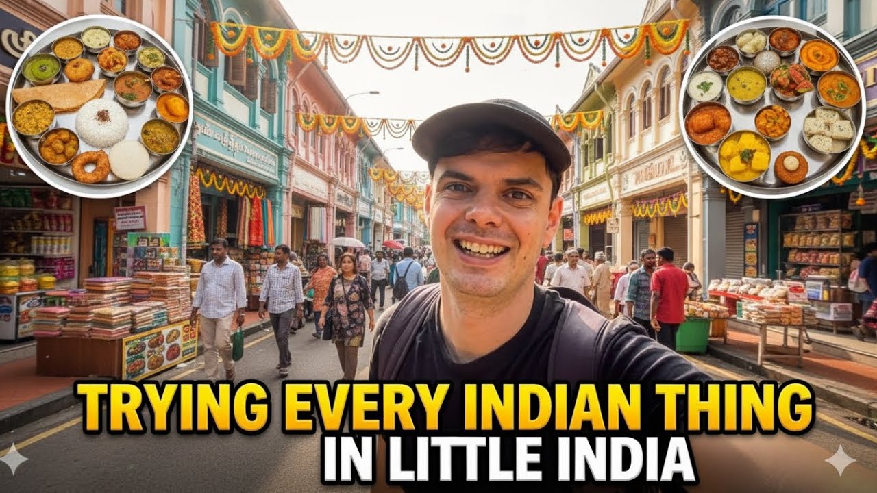 This Is Little India 🇮🇳  trying indian food in Kuala Lumpur 
