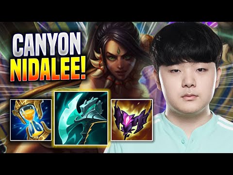 CANYON IS A GOD WITH NIDALEE! - DK Canyon Plays Nidalee JUNGLE vs Graves! | Season 2022
