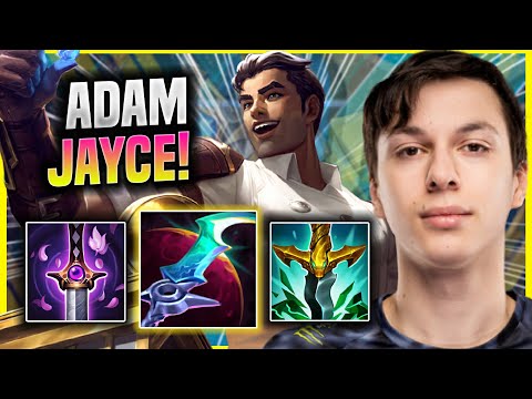 ADAM IS A BEAST WITH JAYCE! - FNC Adam Plays Jayce TOP vs Camille! | Patch 11.22