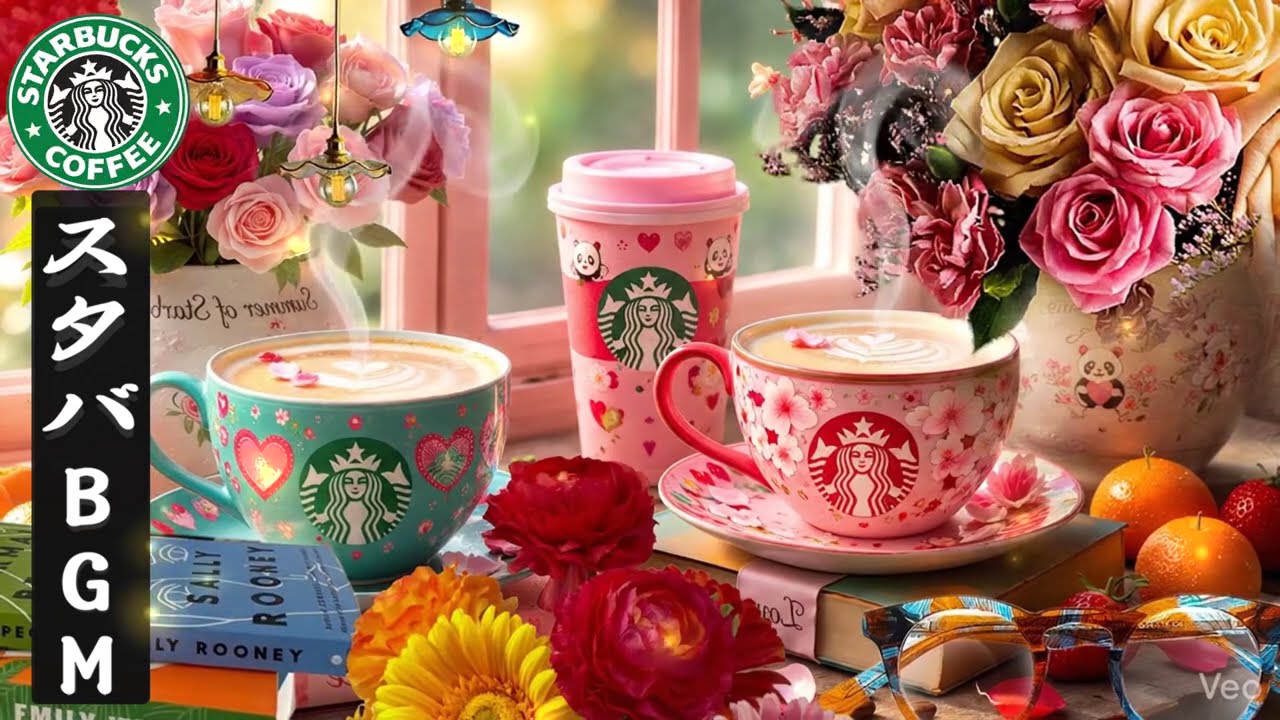 【途中広告なし】【スタバBGM】6月の最高のスターバックス音楽で楽しむ🌞 - 夏の爽やかな朝にぴったりな甘いスタバジャズ🎷 - 集中力UP、アクティブな一日を始めるための完璧な音楽【仕事・勉強用】