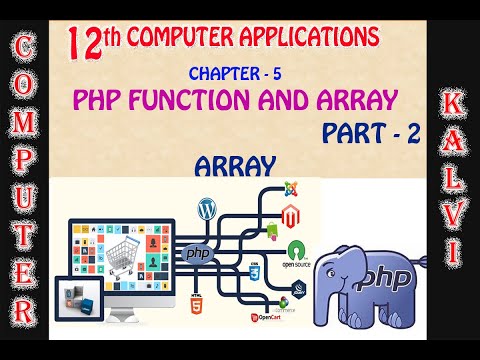 12 Ca Chapter 5 Php Function And Array Part 2