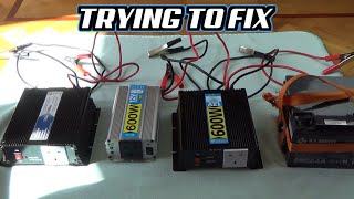 Trying to FIX: 3x Power Inverters - 12V to 230V