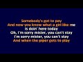 Dusty Springfield - Natchez Trace - Karaoke Instrumental Lyrics