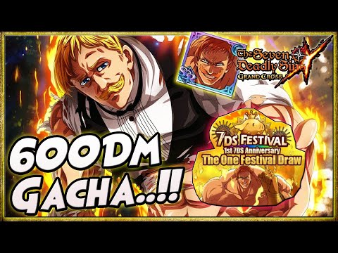 BANJIR CHAR FEST 🔥 600dm GACHA ESCANOR "THE ONE" Limited Banner - The Seven Deadly Sins: Grand Cross