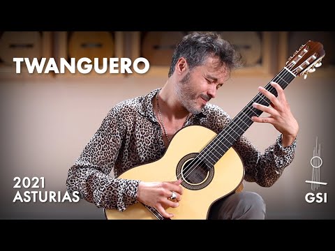 Twanguero performs his composition "Jaguar" on a 2021 Asturias "Custom"