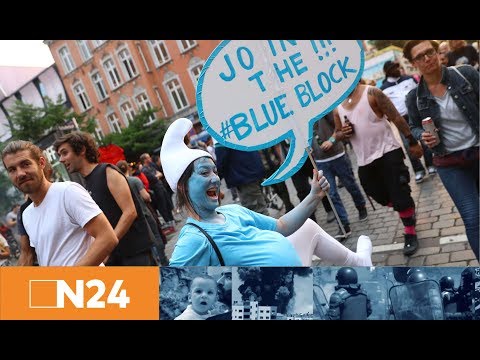 Protest gegen G20: Tanzdemo auf Reeperbahn Hamburg