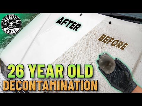 FILTHY Benz Gets A Full Paint Makeover - How To Wash & Clay A 26 Year Old Car - Chemical Guys