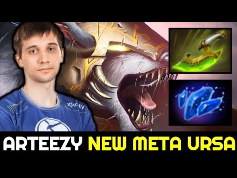 ARTEEZY trying Ursa New Meta with Swift Blink & Aghanim shard 7.28 Dota 2