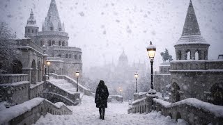 Budapest - Freezing Cold 4K HDR Walking Tour