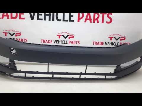Fits VW Passat 2015- Front Bumper Primed No Pdc Or Washer Hole video