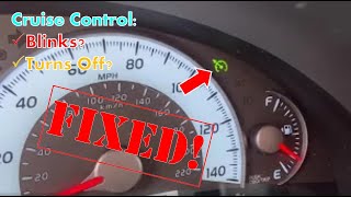 FIXED: 2007-2011 Toyota Camry Cruise Control (turns off or blinks) Brake Light Switch Replacement