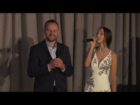 Pavlo Tabakov and Anya Kosachevich at UCU Benefit