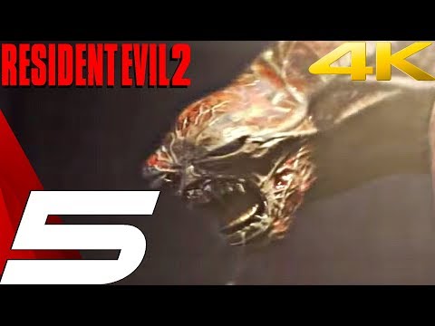 Resident Evil 2 HD - Gameplay Walkthrough Part 5 - Tyrant Boss Fight (Claire) 4K