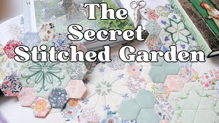 Download lagu The Secret Stitched Garden 2026 Block of the Month- Embroidery and EPP Heirloom Wall Hanging mp3