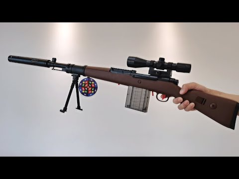 98K Shell Ejection Soft Bullet Sniper Rifle Toy Gun 2022
