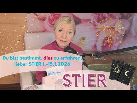STIER-Du bist bestimmt, DAS jetzt zu erfahren 🫢❤️💎🔥- 1.-15.1.2026