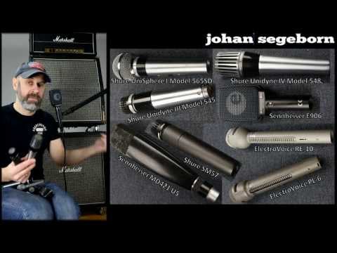 8 Dynamic Microphones Comparison - Shootout - For Electric Guitar