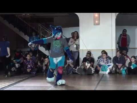 ANE 2018 Fursuit Dance Competition - 11 - Rahne