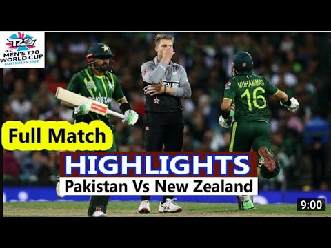 Pakistan vs New Zealand semi final match highlights 2022 #t20wc2022