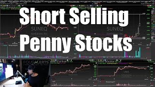 Short Selling Penny Stocks  - How I made $2,000 Today in 1 hour