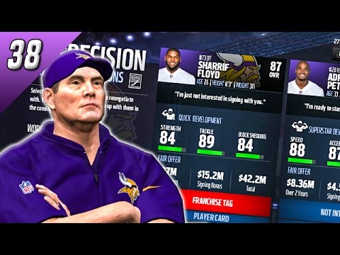 OFFSEASON! LET'S REBUILD THE VIKINGS - Madden 17 Franchise | Ep.38