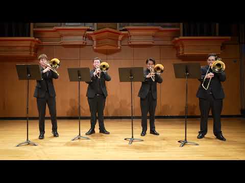 Magnus Spiritus Trombone Quartet - Quartet for Trombones, Leslie Bassett