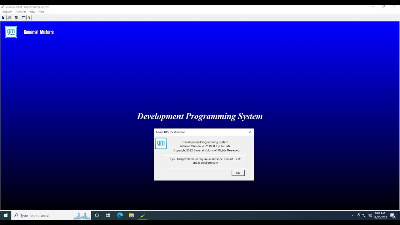 GM Development Programming System (DPS) 4.52 NEW  Version #shorts