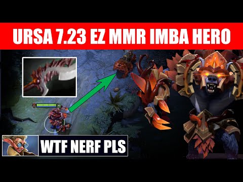 Ursa IMBA OP HERO 7.23b NEW META ABUSE FullGame Dota 2